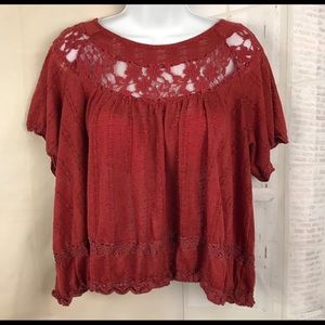 Free People Babydoll Blouse